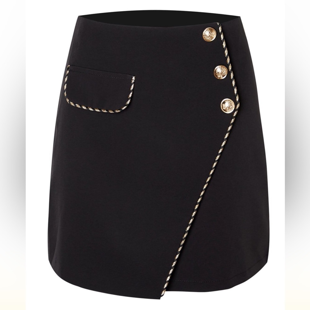 J.ING black asymmetrical skirt size XL
